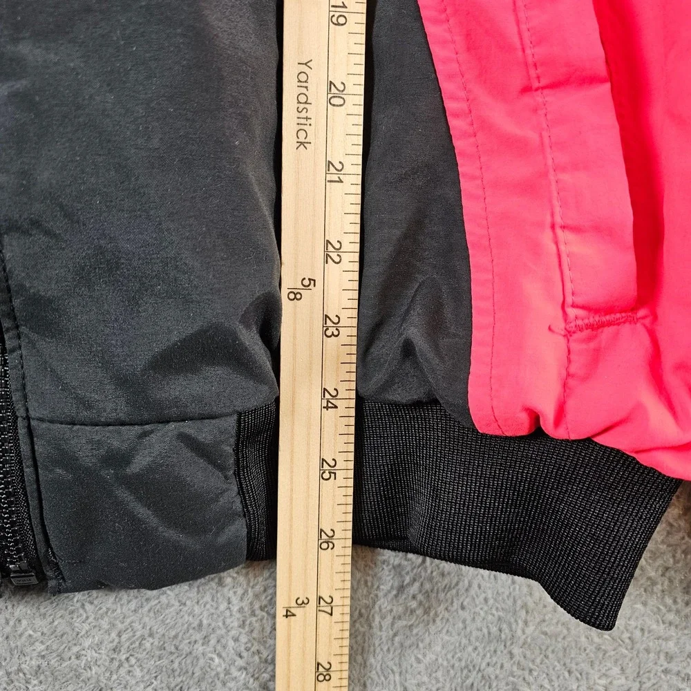 Swingster Kendall Racing GT-1 Jacket Mens XL Black Neon Pink Vintage Made in USA